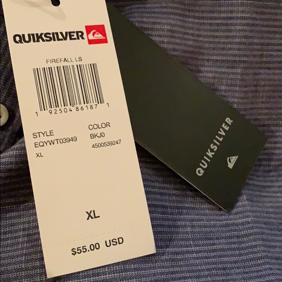 QuickSilver Long Sleeve Shirt for Men - Picture 3 of 3